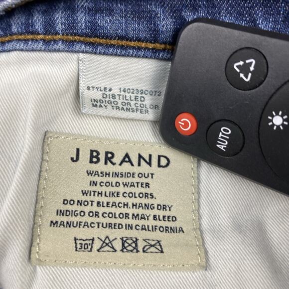 J Brand Tyler Perfect‎ Slim Jeans Mens 36 34x30”Button Fly Denim Made In Cali - Picture 5 of 16